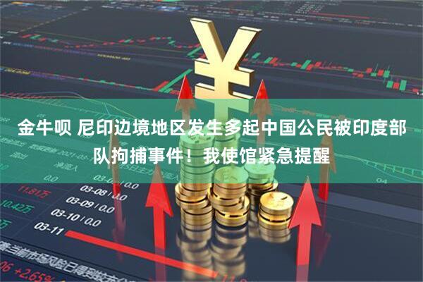 金牛呗 尼印边境地区发生多起中国公民被印度部队拘捕事件！我使馆紧急提醒