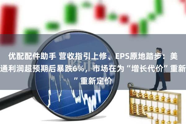 优配配件助手 营收指引上修、EPS原地踏步：美国运通利润超预期后暴跌6%，市场在为“增长代价”重新定价